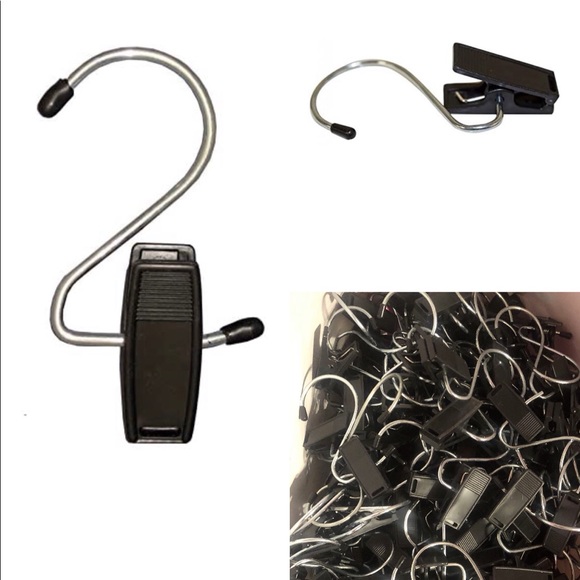 Black Jaw/Boot Clip & Hangers (packs of 10)